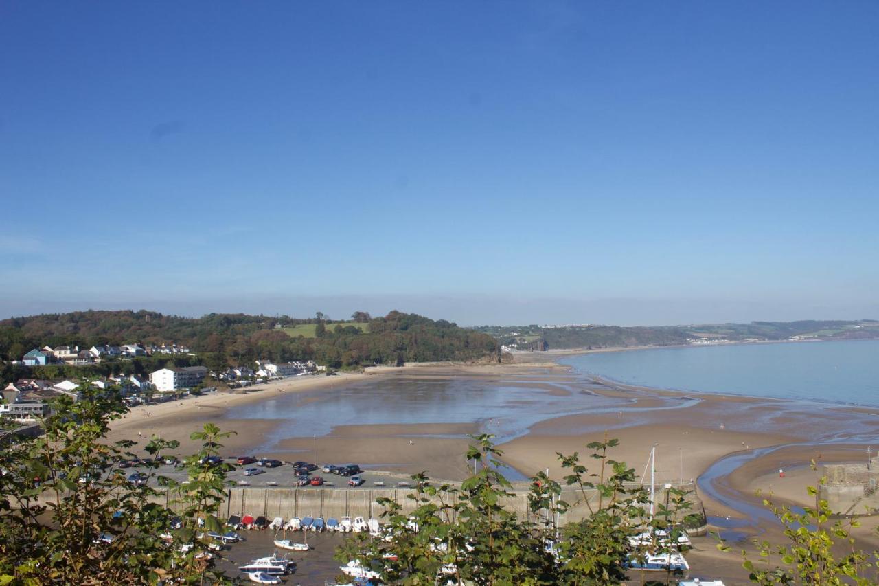 Beach House With Sea Views Over Saundersfoot Bay Екстер'єр фото