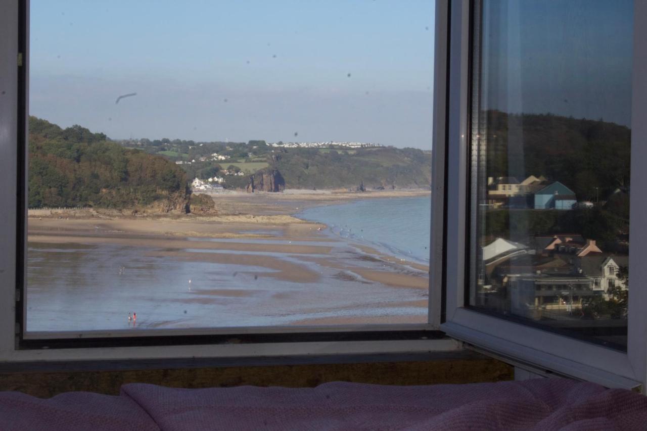 Beach House With Sea Views Over Saundersfoot Bay Екстер'єр фото